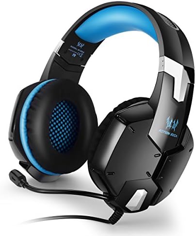 KOTION EACH G1200 Gaming Headset 3.5mm Game Headphone Earphone Headband with Mic Stereo Bass for PS4 PC Computer Laptop Mobile Phones