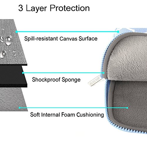 MOSISO Tasche Sleeve H  lle f  r 13-13 3 Zoll MacBook Pro  MacBook Air  Notebook Quatrefoil Stil Canvas Gewebe Laptoph  lle Schutzh  lle Laptoptasche 