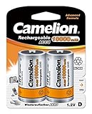 Camelion 17010220 Akku (NiMH, Mono, R20 (D), 10000 mAh, 2er)