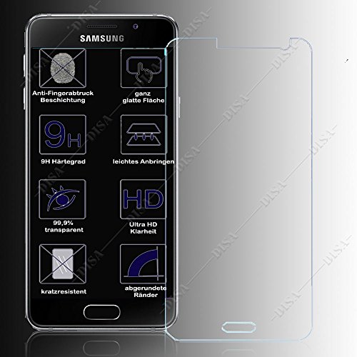 2 Stück für Apple SAMSUNG GALAXY A5 A520F aus 2017 vorne Schutzglas Panzerfolie Echtglas GLAS