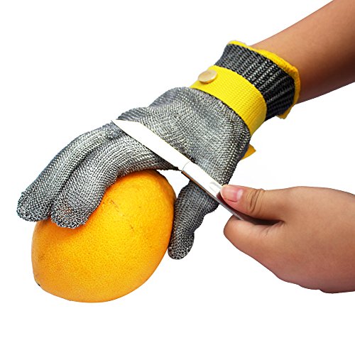 StillCool® shifashionshop sicherheit Cut Proof Schützen Handschuh aus 100% Edelstahl-Metal Mesh Butcher Handschuhe - 2