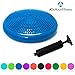 Produktbild #DoYourFitness® Ballsitzkissen inkl. Pumpe | ca. 33cm Durchmesser mit Noppenoberfläche - ideal für Sport/Fitness | Sitzkissen Luftkissen Balancekissen Bürokissen Sitzunterlage/PumpUp blau
