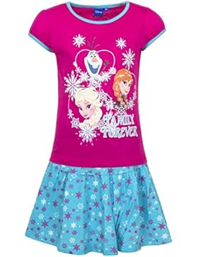 Frozen - Die Eiskönigin T-Shirt und Rock Kollektion 2017 Set 98 104 110 116 122 128 Mädchen Kurzarmshirt Anna...