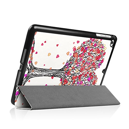 Fintie iPad 9.7 Zoll 2017 Hülle – Ultra Schlank Superleicht Ständer Smart Shell Case Cover Schutzhülle Tasche mit Auto Schlaf / Wach Funktion für Apple iPad 2017 Neue Modell, Herbst Liebe - 8