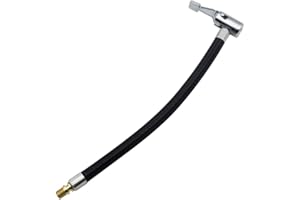 UBERMing Flexible de Gonflage Tuyau en Caoutchouc Noir Gonflage d'air Tuyau d'air du Pneu pour Gonfler Les Pneus de Voiture - 23.5cm