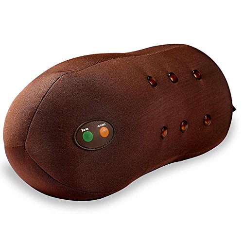 Preisvergleich Produktbild Shiatsu Massagekissen Magnetfeldtherapie Nackenmassagegeräte für Schulter Wiederaufladbare Massage Rücken mit 3D Massageköpfen und Infrarot Wärmefunktion Masseur Massage im Auto Büro Zuhause