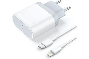 Cargador iPhone - Certificado MFi - 20W Cargador USB C Carga Rapida y 2M Cable iPhone, Cargador Rápido Pared Corrient TORTOISE LOOK Enchufe para iPhone 14/14 Pro/14 Pro Max/13/12/11/XR/XS MAX/X/iPad