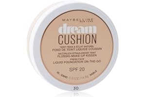 Maybelline New York Dream Cushion Fondotinta Liquido Formato Cushion, 30 Sand