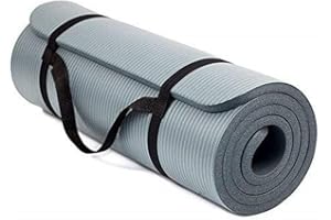 TechFit Fitness Tappetino Yoga Professionale - Ideale per Palestra in Casa, Esercizi del Pavimento, Campeggio, Stretching, Pilates 10 e 15 mm