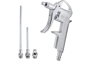 ‎BENBOW BenBow Druckluftpistole Luftpistole mit 3 Düsen & Schnellkupplung – Robuste Hochdruck Ausblaspistole für Effiziente Reinigung, Druckluft Zubehör für Industrielle Anwendungen