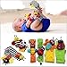 Produktbild dancingclouds Baby Infant Soft Spielzeug/Handgelenk-Rasseln Hände Füße Finder/Entwicklungs-Lamaze/Tier Rassel Spielzeug/Handgelenk Bands & Fuß Socken Schuhe Neugeborene Füße Finder/Marienkäfer Bienen Baby Rassel Fuß Set + Handgelenk Bell Socke Watch mit vier teilig von Baby-Spielzeug