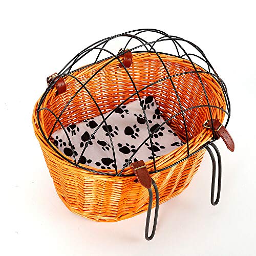 Xian Auto Haustier Korb, Hundefahrradkorb für hinten Gepäckträger 42 x 31 cm Fahrradkorb Korb Fahrrad
