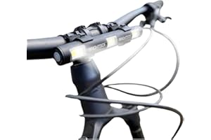 BRIGHTSIDE BIKE LIGHTS Brightside | Front Bike Light for Road Cyclists - USB Rechargeable, IP65 Waterproof, Multi-Mode Safety Light, 3000+ Charge Cycles, Intelligent Memory, Universal Mounting