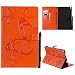 Produktbild WaackGG Kindle Paperwhite Hülle Kunstleder Tasche Schutzhülle Hardcover Cover für Fire HD 10 (2017) 10.1inch Schmetterling Falten Kartenfach Ständer Anti-Fall Etui