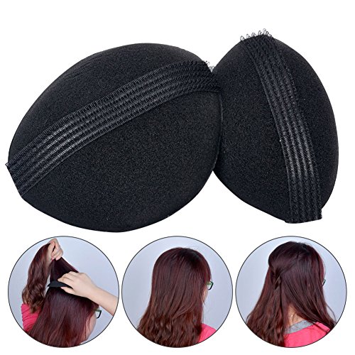 CkeyiN ® 6 pcs Fluffy Hair Secondary mat Heighten pad Updo Tool Lady DIY Oval Sponge Hair Base Styling Insert Hair Pad (3 Set)