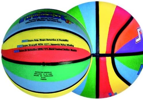 Spordas (TM) Max Rainbow Basketball Size 5