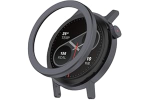 BaYuYPOO Pierścień do smartwatcha CMF Watch Pro 2 z osłoną ekranu, wymienna metalowa ramka i osłona ekranu, akcesoria do smartwatcha CMF Watch Pro 2 dla mężczyzn i kobiet