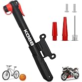 KOBB KB21 Bisiklet Lastik Şişirme Pompası, 87 PSI, Al&uuml;minyum, Presta Dunlop Schrader Uyumlu, 25cm