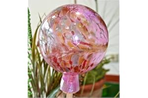 LAUSCHAER GLASKUNST Gartenkugel aus Glas, Rose