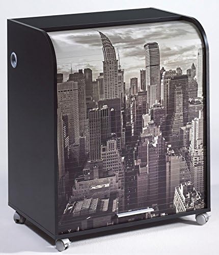 Computer Desk – Must 095 – New York City Skyline – Black