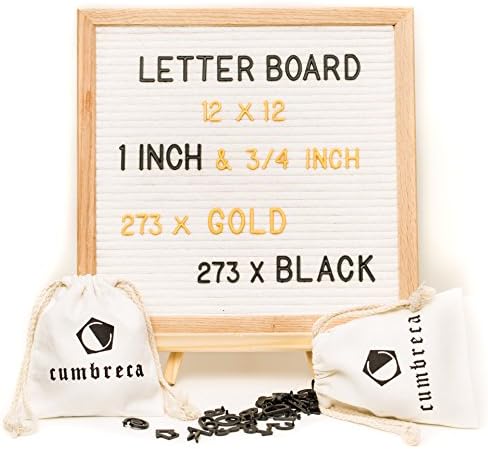 12”x12” Original Changeable Felt Letter Board In Oak Frame with 546 Two Size Letters & Symbols + 2 Canvas Bags