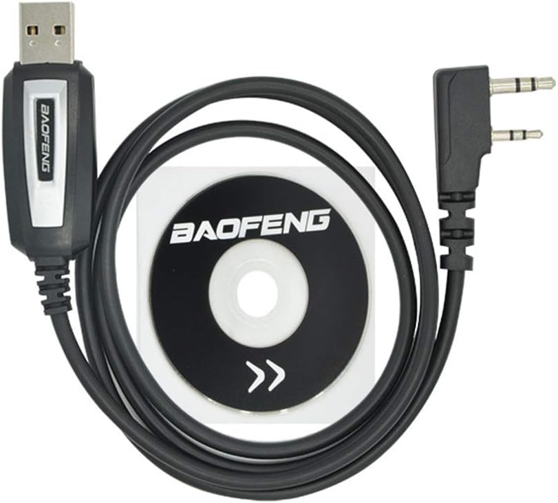 traline USB Programming Cable Replacement for Baofeng UV-5R Driver CD Software UV-82 BF-888S Accessories