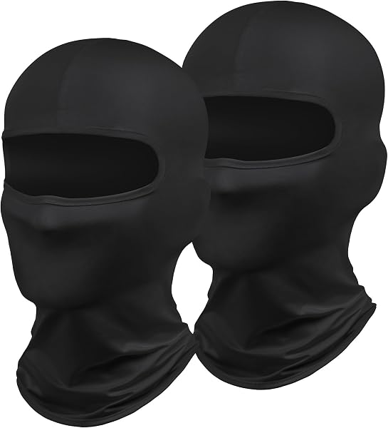 DiULi Máscara de Pasamontañas, Balaclava Hombre, Transpirable, Bufanda para Motocicleta, Bufanda de Verano para el Cuello, Protector UV, Máscara de Esquí Multifuncional, Anti Viento - 1