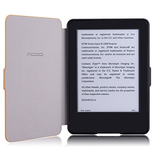 Kindle 7.Gen Hülle Case – MoKo Superleicht PU Leder Tasche Schutzhülle Schale für Amazon E-reader Kindle (7. Generation – 2014 Modell)(Nur Geeignet für Kindle 2014 Modell mit Touchscreen), Map H - 4