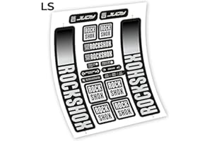 VINILOSBICI Rock Shox Judy 2021 Pegatinas en vinilo adhesivo horquilla (LS - Silver)