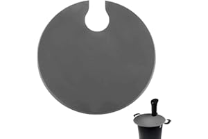 ULAPITHI Deckel Für Sous Vide Behälter, Sous-Vide Deckel Passt Auf Sous-Vide-Präzisionskocher,für Schonendes Kochen Herd Silikondeckel Bewahrt Feuchtigkeit Und Geschmack Mit Einem Sous-Vide-Kocher Grau