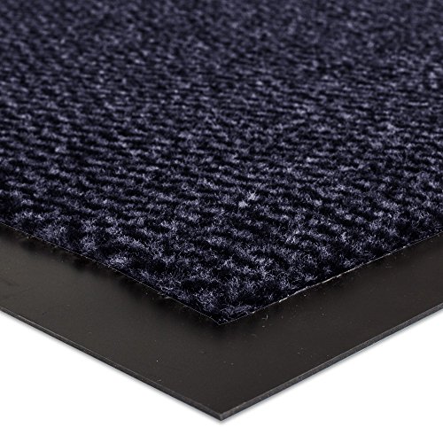 FB FunkyBuys® BARRIER MAT LARGE ANTHRACITE DOOR MAT RUBBER BACKED MEDIUM CHARCOAL RUNNER BARRIER MATS RUG PVC EDGED HEAVY DUTY KITCHEN MAT (120 x 180 cm)