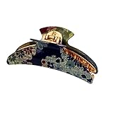 sourcingmap® Woman Spring Loaded Barrette Hair Clips Claws Royalblue