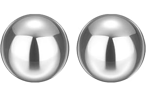 sourcing map 2pcs Precision Balls 2" (50.8mm) Diameter G25 Solid Chrome Steel Bearing Balls for Ball Bearing, Machinery, Automotive, and DIY