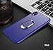 Produktbild Yobby iPhone XR Matt Blau Hülle,iPhone XR Handyhülle 360 Drehbarer Ring Griff Magnetisch AutoHalterung Ständer Schale Ultra Dünn Weich Silikon Stoßfest Schutzhülle