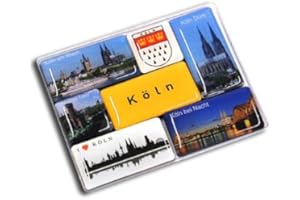 CITY SOUVENIR SHOP Magnetset Köln, 7-teilig
