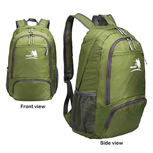 Fafada Rucksack Canvas Vintage Damen Mädchen Leder Retro Laptop backpack Schulrucksack Daypack für Campus Studenten und Outdoor Reisen (Schwarz/Blau/Armeegrün/Kaffee) - 6