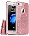Price comparison product image iPhone 7 Case, TOZO® SHINY Series [Bling Crystal] Ultra Thin Sparkle Premium 3 Layer Hybrid Semi-transparent Lightweight / Exact Fit / Soft Case for iPhone 7 (2016) - 4.7 Pink