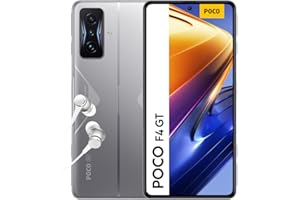 XIAOMI POCO F4 GT 5G - Smartphone 12+256GB, Ecran 6.67” AMOLED 120Hz E4, Processeur Snapdragon 8 Gen 1, Triple Caméra 64MP, Batterie 4700mAh, 120W HyperCharge, Argent sidéral (Version FR + 2 ans de garantie)