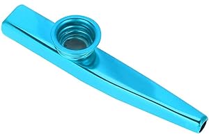 ALOMEJOR Kazoo Metal Alloy Kazoo Harmonica Mouth Flute Kids Party Gift Kid Musical Instrument Ukulele Guitar Partner Kazoo
