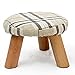 Produktbild XIAOLVSHANGHANG HHCS Hocker Hocker Massivholz Mode Kreative Stoff Sofa Hocker Stuhl Hause Couchtisch Hocker Erwachsenen Hocker Kleine Hocker (29 * 20 cm) Hocker & Stühle (Farbe : C)