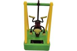 PORFEET Solar Powered Car Swing Ornament, Solar Powered Swing Dancing Upside Down Monkey Toy Home Car Ornament Decoration