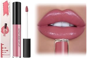 ‎LAOCAF Lippenstift mit Cremiger Textur, 2024 Neuer Prall Lipgloss, Lang Anhaltender Charme, Glatte Schimmertextur, Lipgloss 24 Stunden Halt (#5, M)