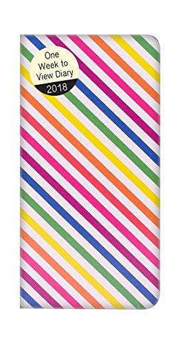 Download 2018 Slim Pocket Week To View Coated Fabric Diary - Multi-Coloured Stripes Download 2018 Slim Pocket Week To View Coated Fabric Diary - Multi-Coloured Stripes