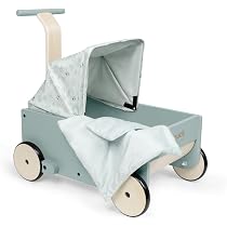 Hauck Eco Mobil Chariot de Transport pour 2 Enfants avec Toit Pare-Soleil et Coussin de siège, Pliable, Charge maximale 50 kg, Vert Sapin