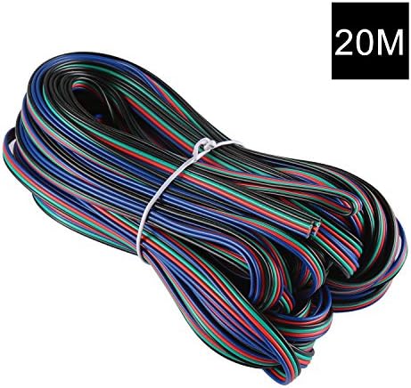 YOUKOYI RGB 4-pin extension cable Line 4 Color for RGB 5050 3528 LED light cord