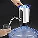 Produktbild Portable Wireless Universal Electric automatisch Wasserpumpe Trinkwasserpumpe Wasserspender Pumpe Fit für die meisten Wasserfass(0.99/1.1/1.65/2.2/2.48/3.3/4.16 UK Gallon),USB Android Ladeanschluss,Farbe(Schwarz oder Weiß)wird nach dem Zufallsprinzip versandt