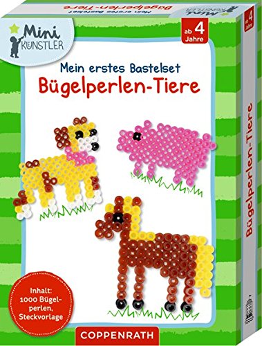 Preisvergleich Produktbild Mein erstes Bastelset: Bügelperlen-Tiere (Mini-Künstler)