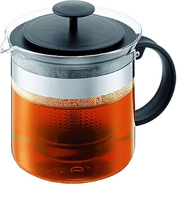 Bodum - 1880-01 - Bistro Nouveau - Théière à Piston - Filtre en Acrylique - 1,5 L