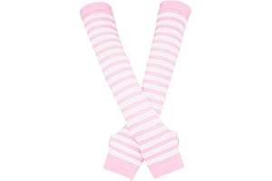 Bienvenu Damen Langer Armwärmer im Punk-,Gothic- und Rock-Stil,fingerlose Handschuhe