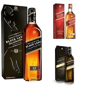 Bundle: Johnnie Walker Red, Black and Double Black Label